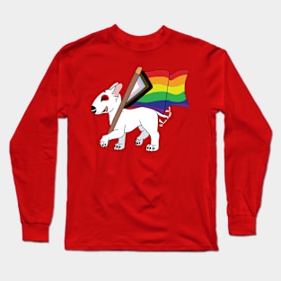 Rainbow Pride Dog Team Member Long Sleeve T-Shirt